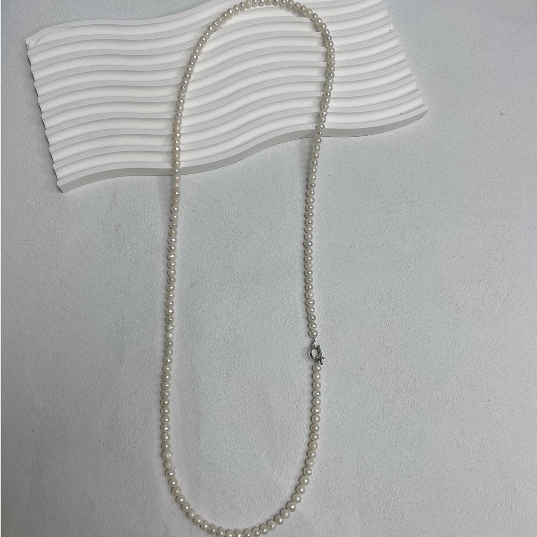 天然淡水珍珠3022#毛衣链（80厘米长）