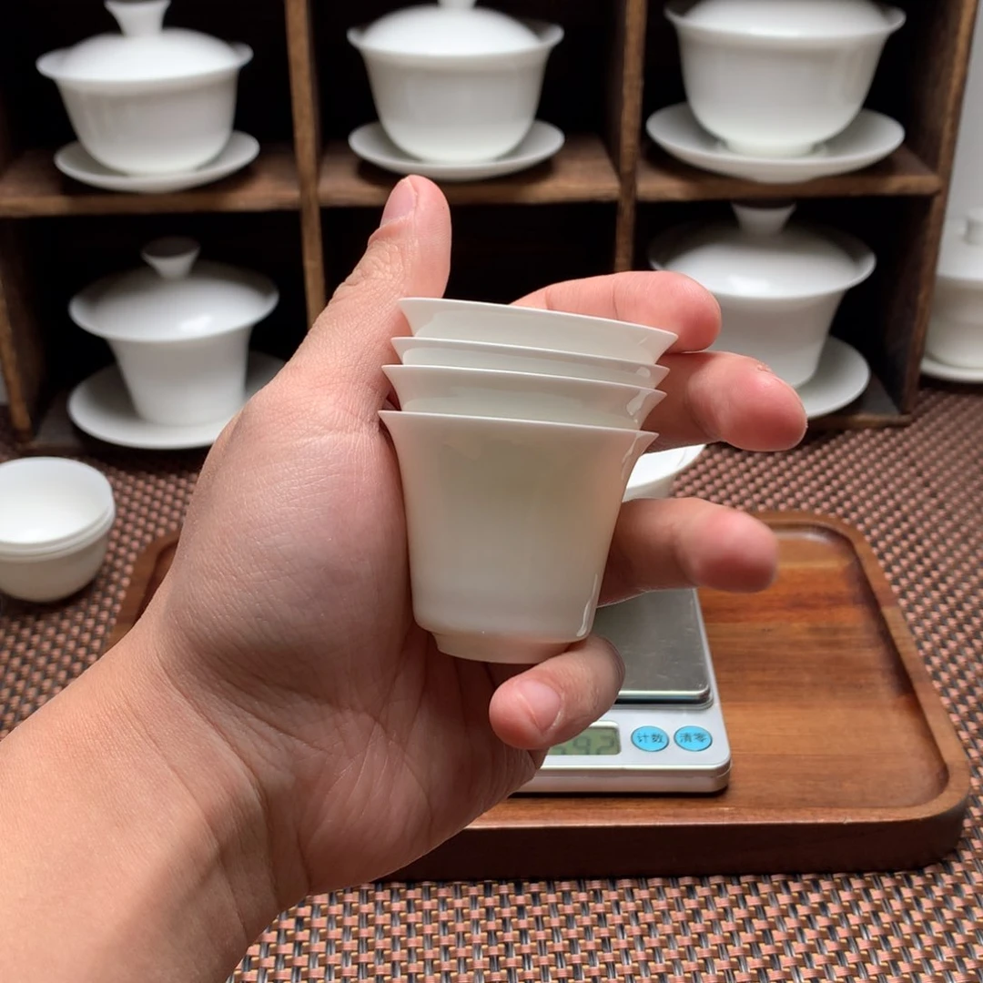 4个杯骨瓷薄胎茶具骨瓷薄胎茶具