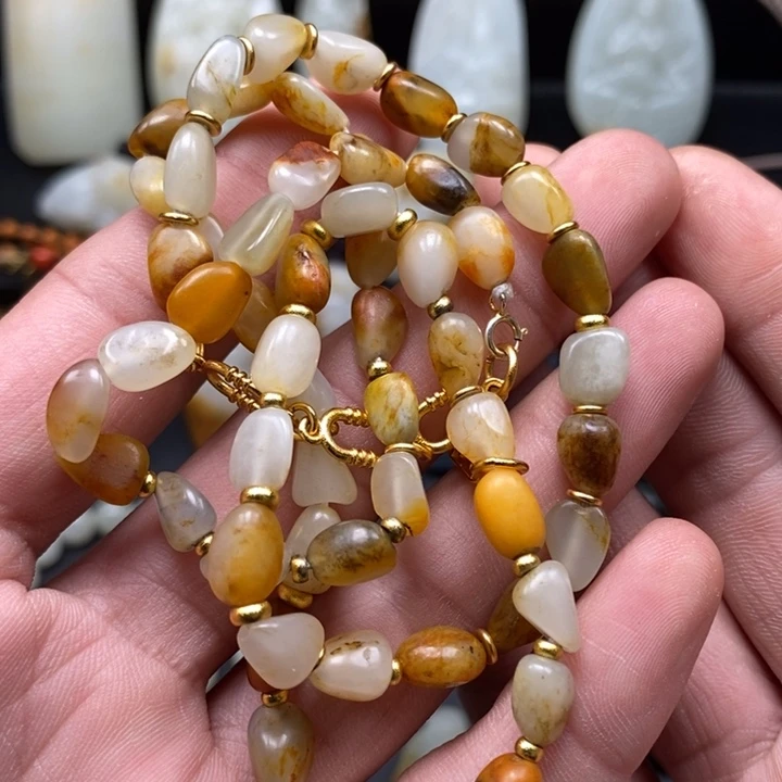 和田玉未镶嵌吊坠(不含链)