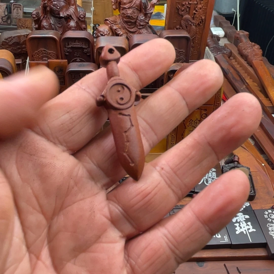 枣木雷击枣木雕刻配件
