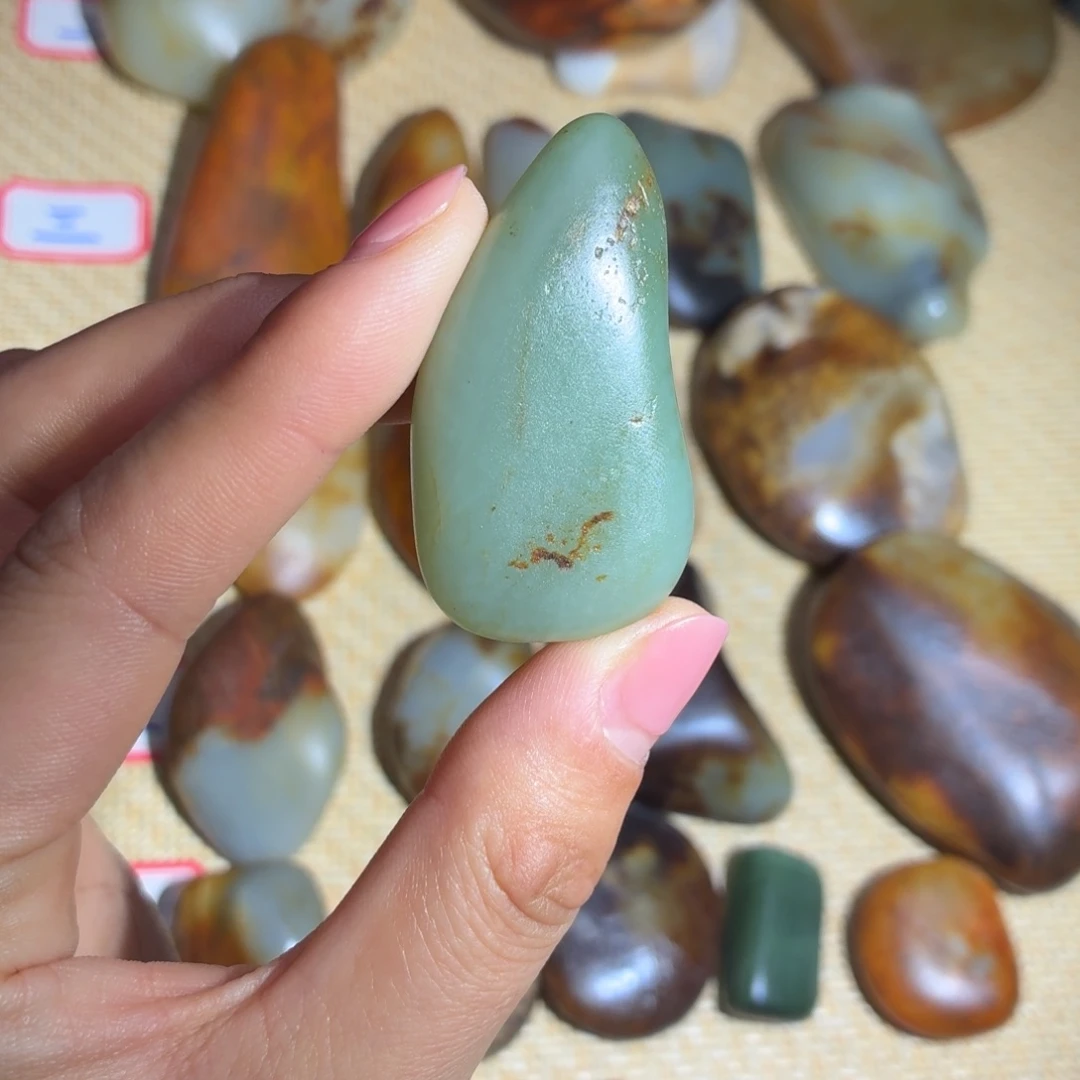 和田玉未镶嵌挂件33g