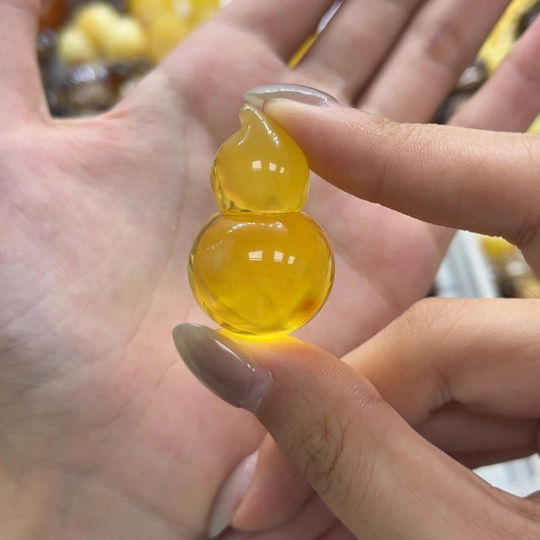 琥珀颈饰未镶嵌天然琥珀