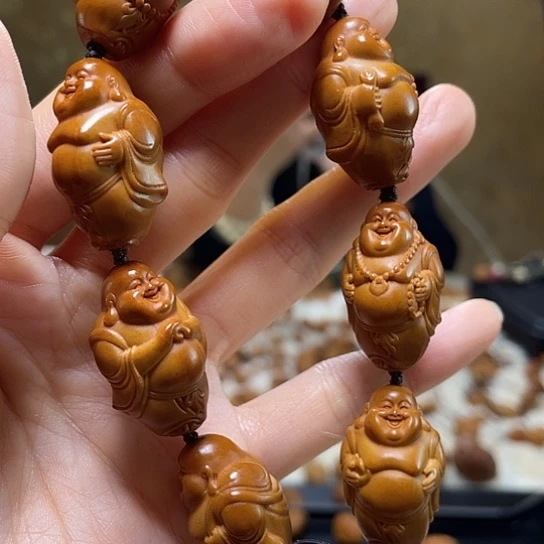 橄榄核手串/手链小金条