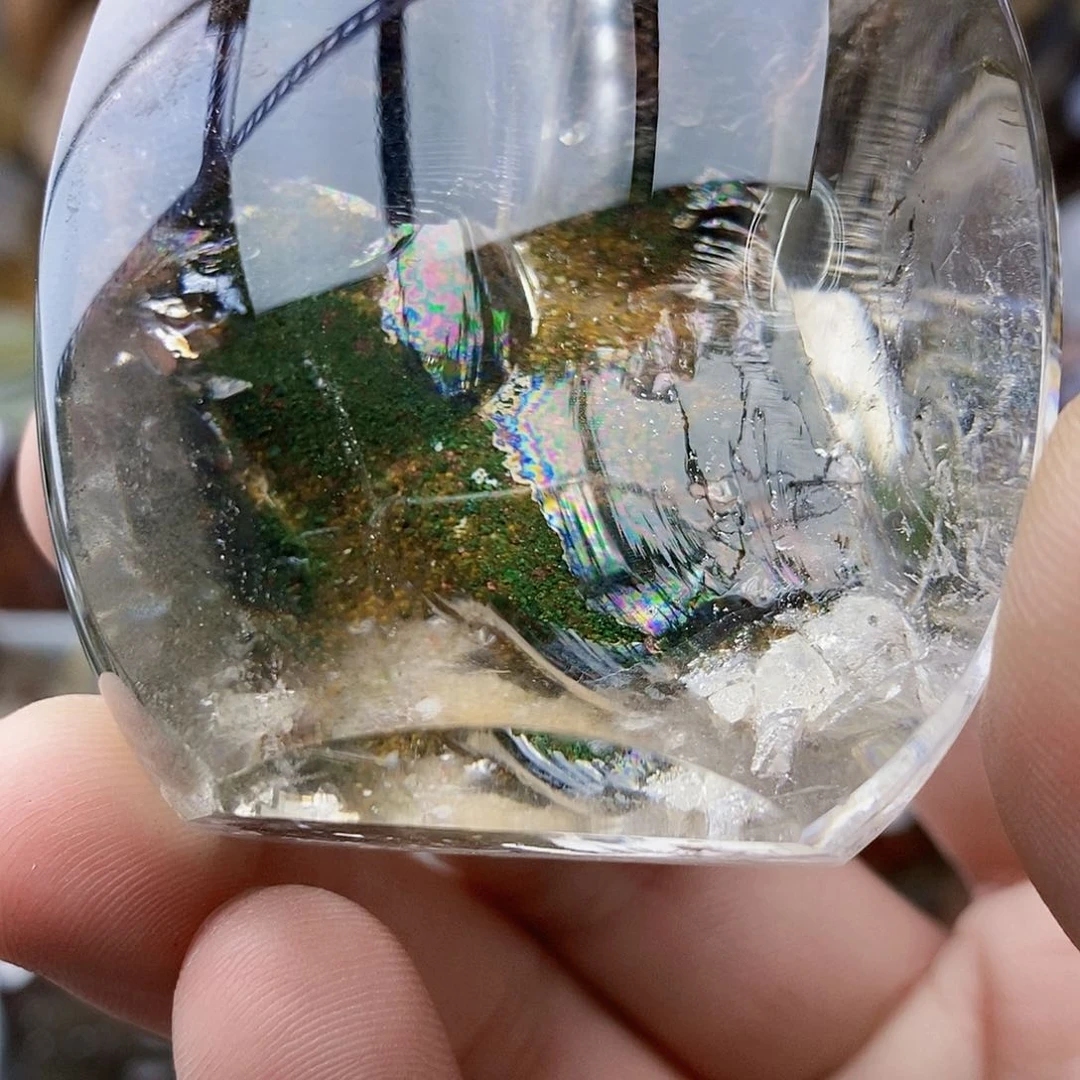 水晶天然水晶透亮光泽未镶嵌f***k