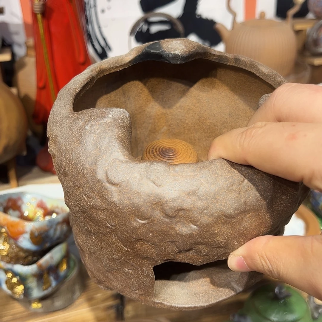 原矿粗陶老岩泥茶具越养越润越彩