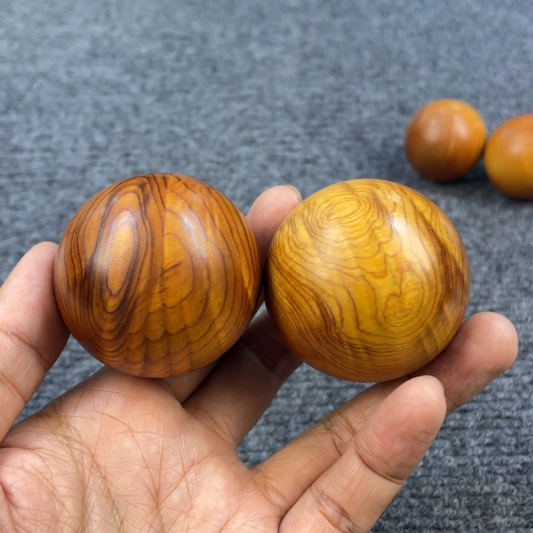 柏木（崖柏）太行崖柏，5.0龙胆闪手球，高油密