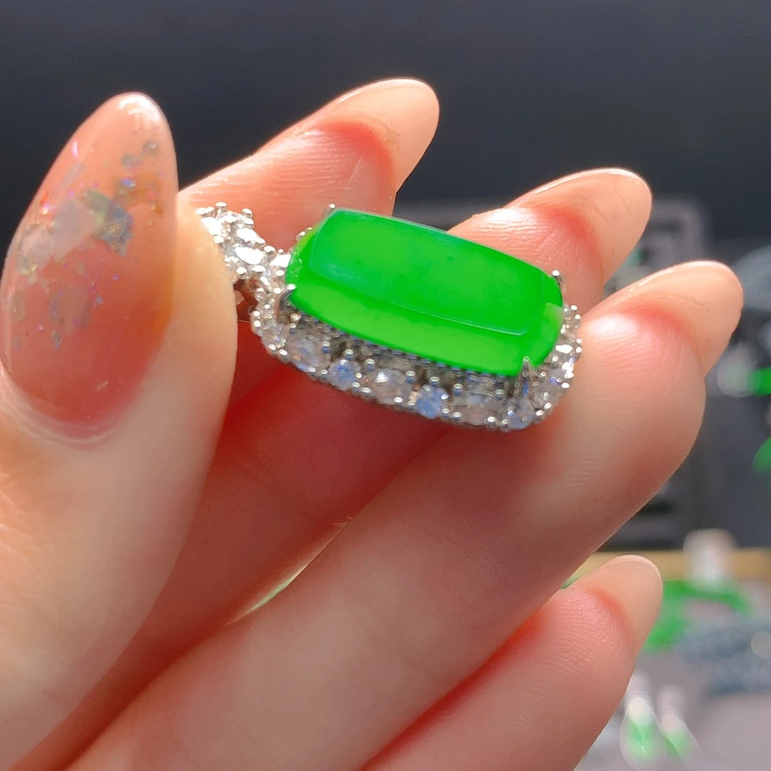 未镶嵌戒指翡翠天然翡翠