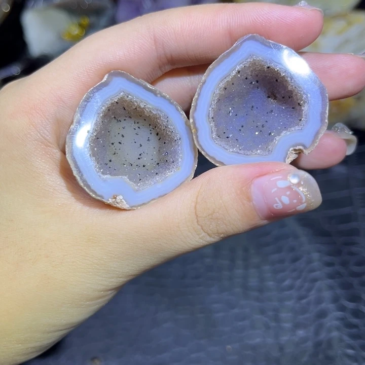 未镶嵌发饰水晶紫软啵啵
