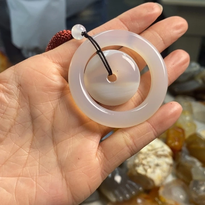 玛瑙/玉髓吊坠(不含链)未镶嵌