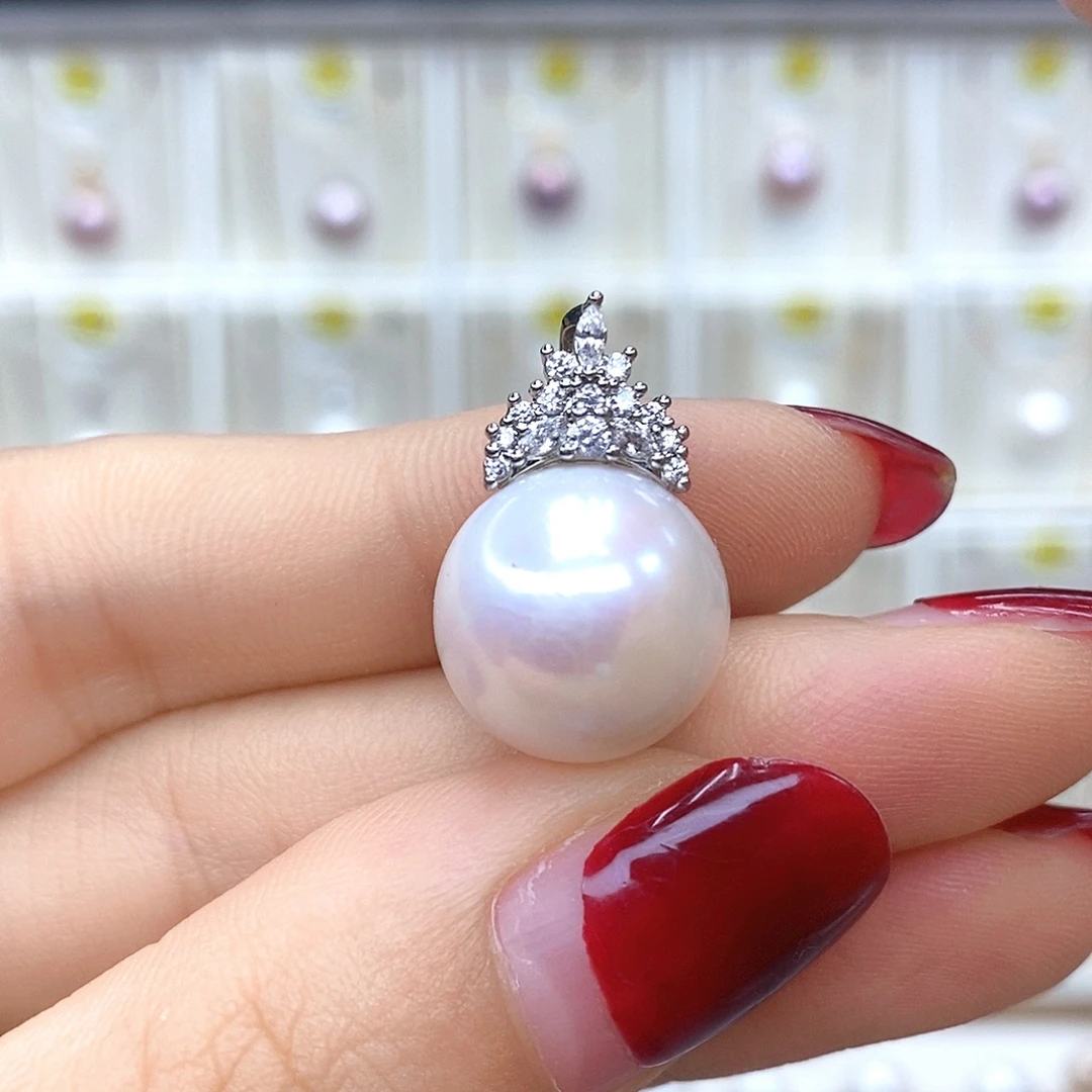 颈饰合金淡水珍珠