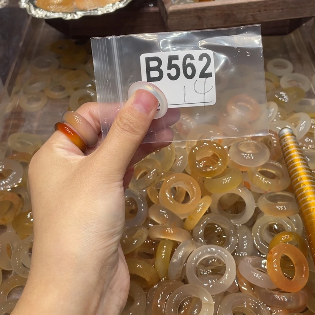 玛瑙/玉髓未镶嵌戒指562