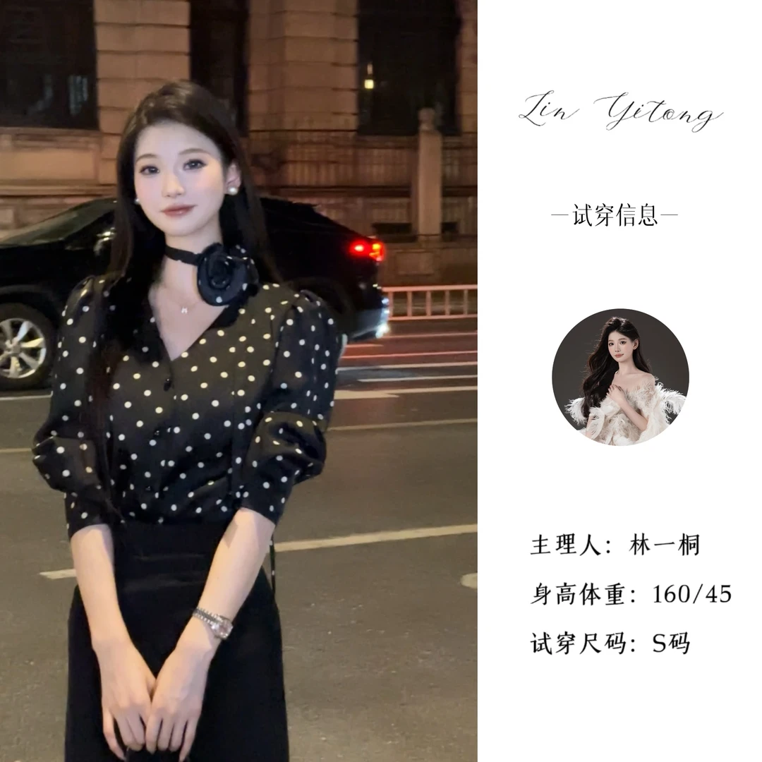 【一桐清仓】轻奢高端设计感气质衬衫4QCHQ6828