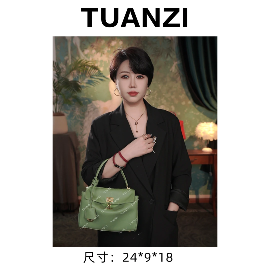 〖高端玩家〗春夏新款女士轻奢时尚腋下女包 XKY-6928-牛油果绿