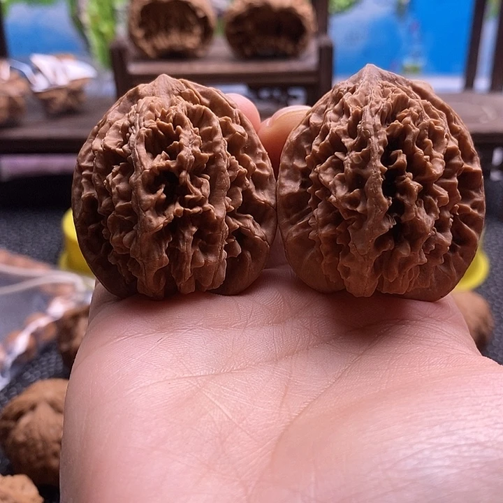 吊坠文玩核桃秦岭粗筋41