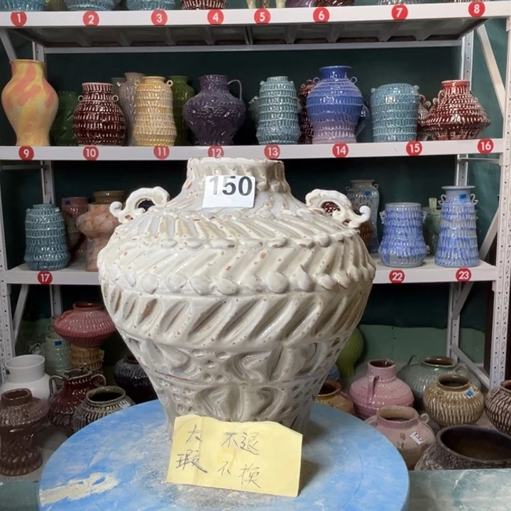 景德镇陶瓷花盆花器150