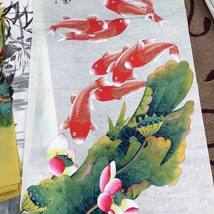 国画y*w四尺整张秦孝莲