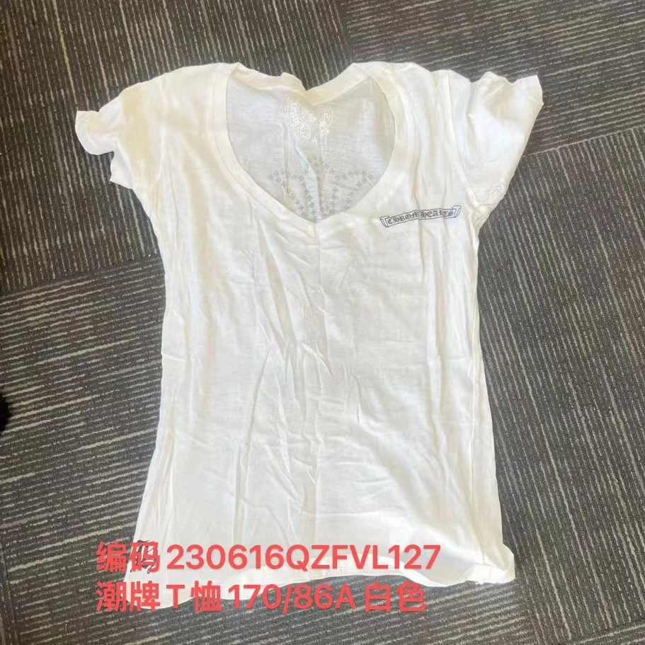 95新 Chrome Hearts/克罗心 麦殿/T恤170/86A白色/230616QZFVL127