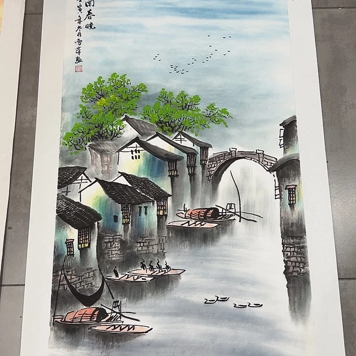 国画精品手绘国画作品