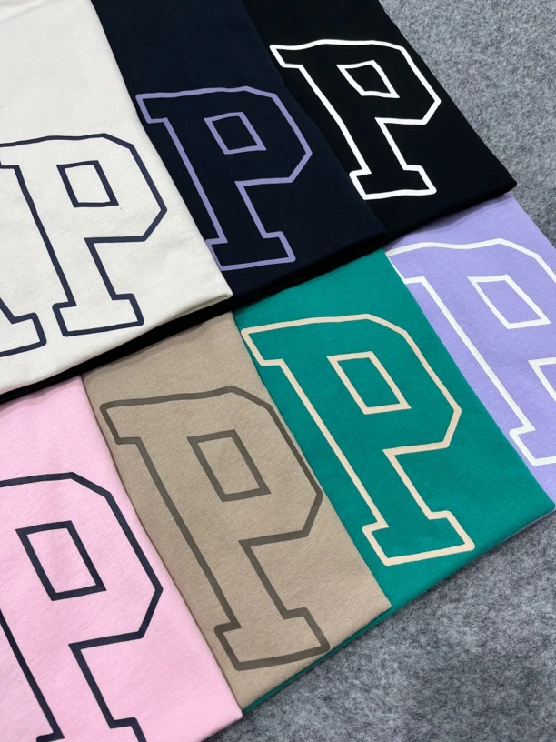 真！男装女装 圆领短袖T恤 正版G保真 （空心字母）