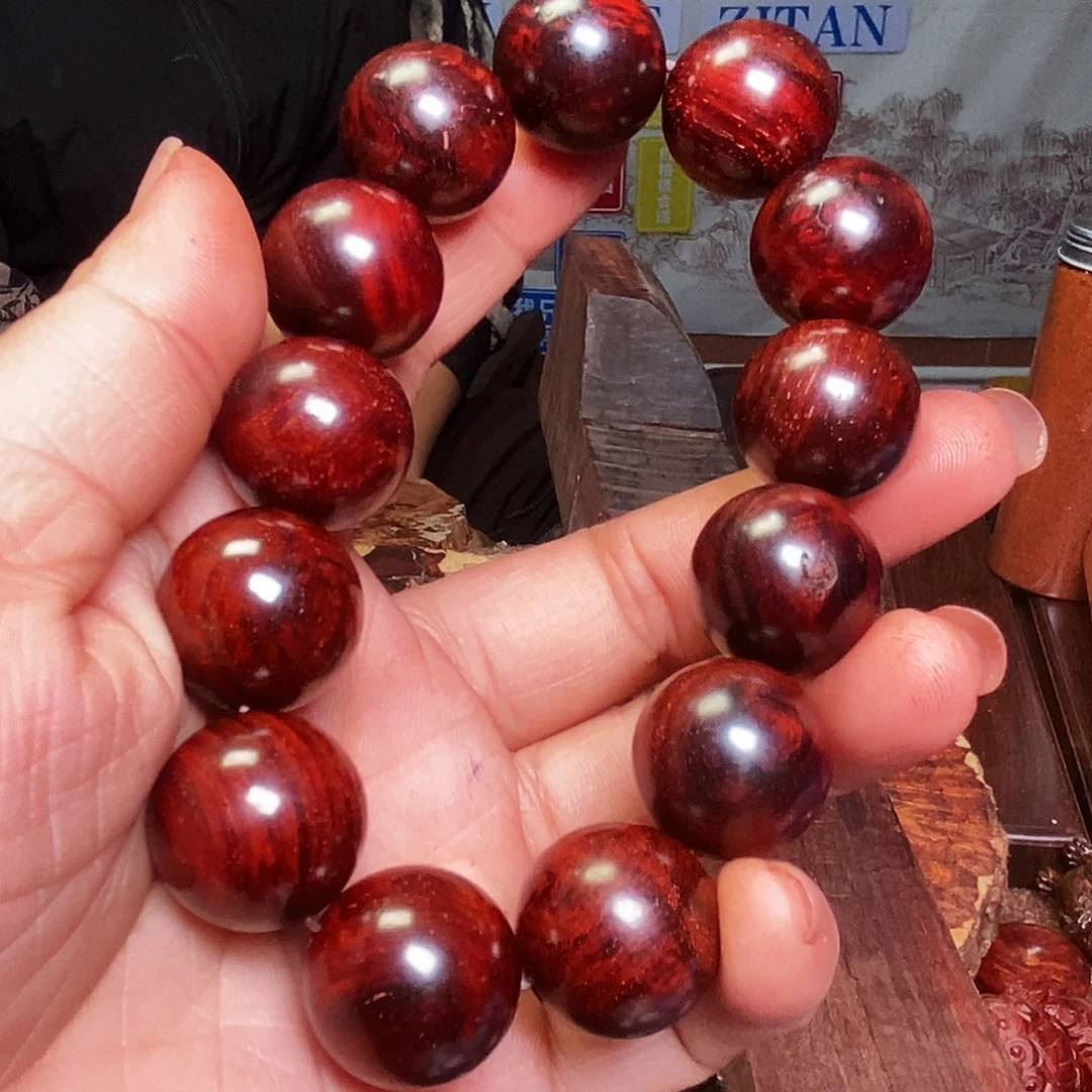 檀香紫檀（小叶紫檀）手串后*