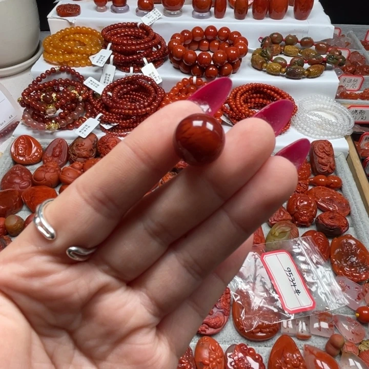 渣***我未镶嵌手链南红玛瑙