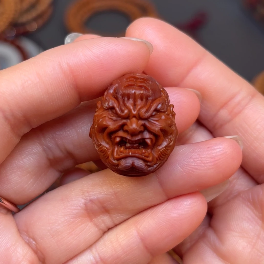 橄榄核手串/手链橄榄核雕刻恶僧