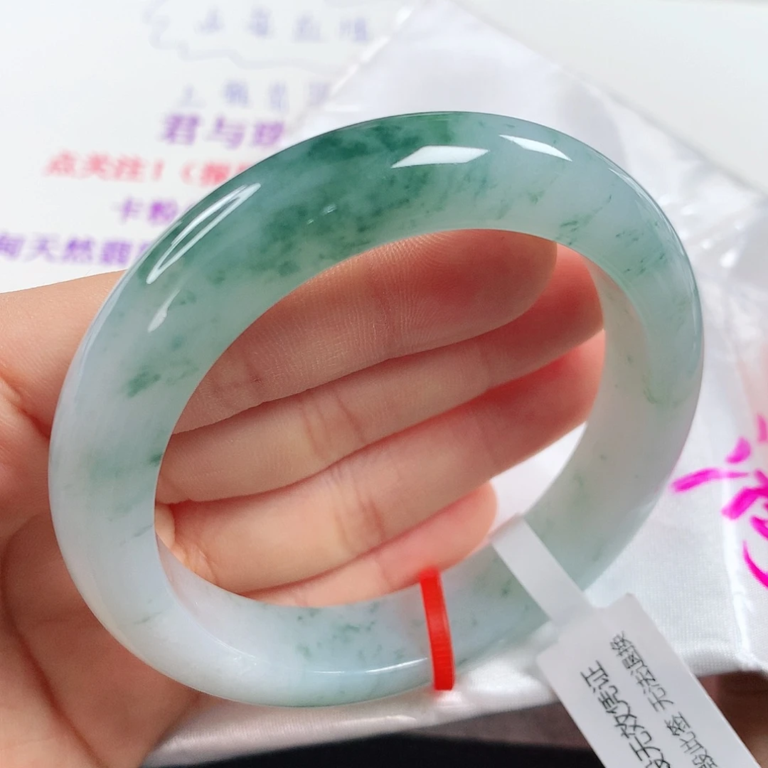 翡翠手镯未镶嵌 正圈①⑤②清仓