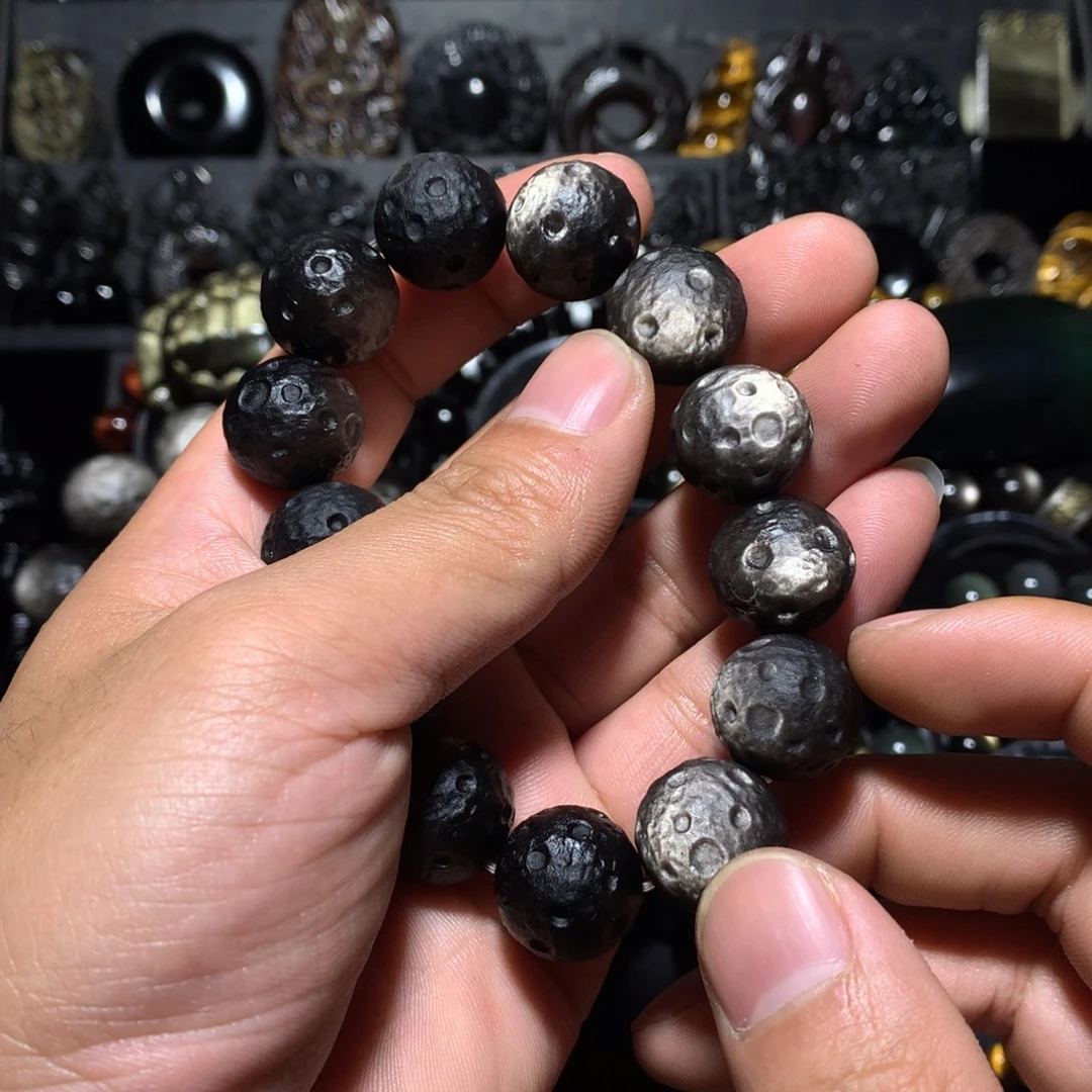 不***倒黑曜岩未镶嵌珠宝奇石