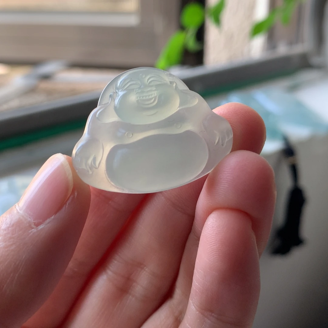 定制翡翠未镶嵌天然缅甸翡翠A货毛货正装佛