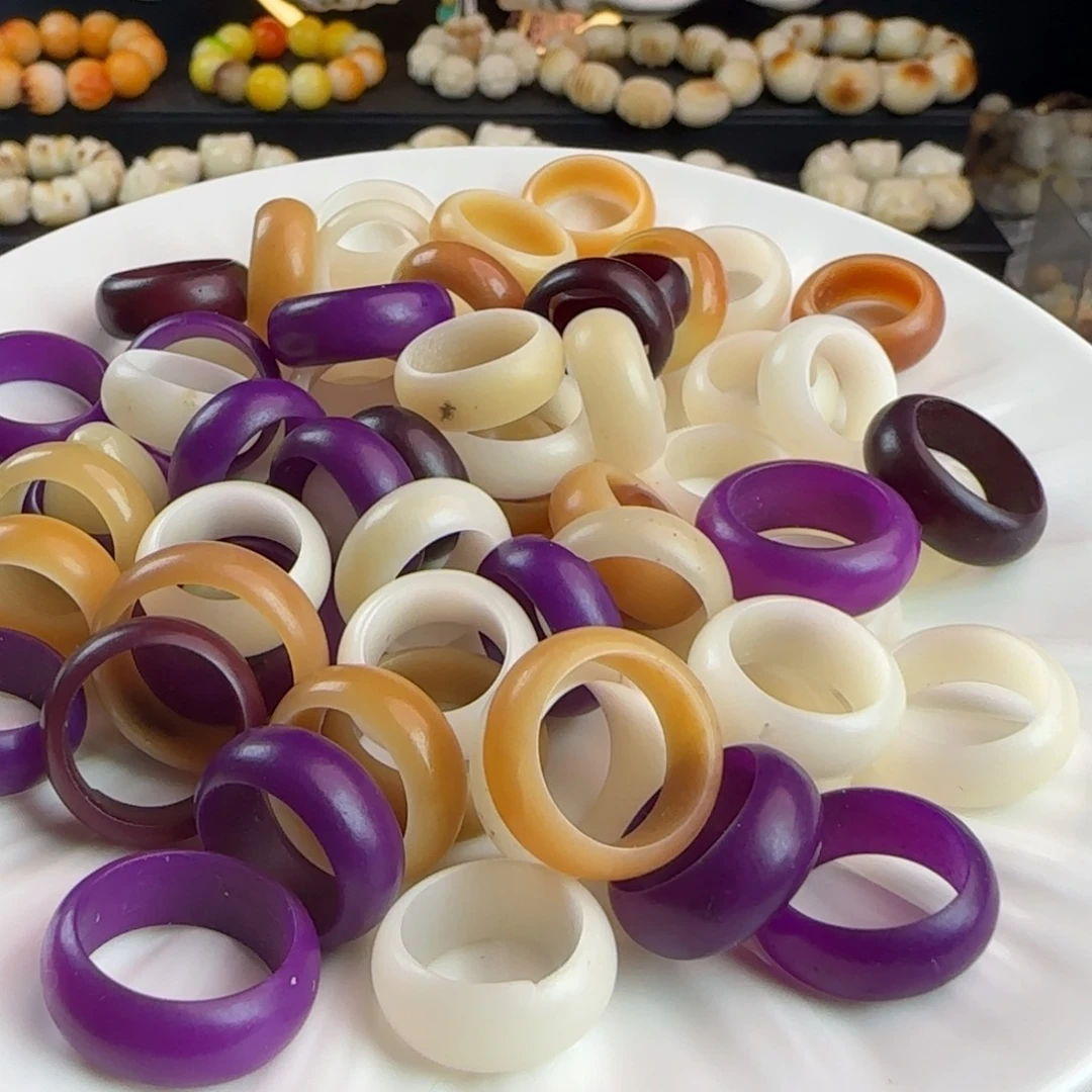 菩提根/象牙果手串瑕疵跑环100颗批发（随机装）