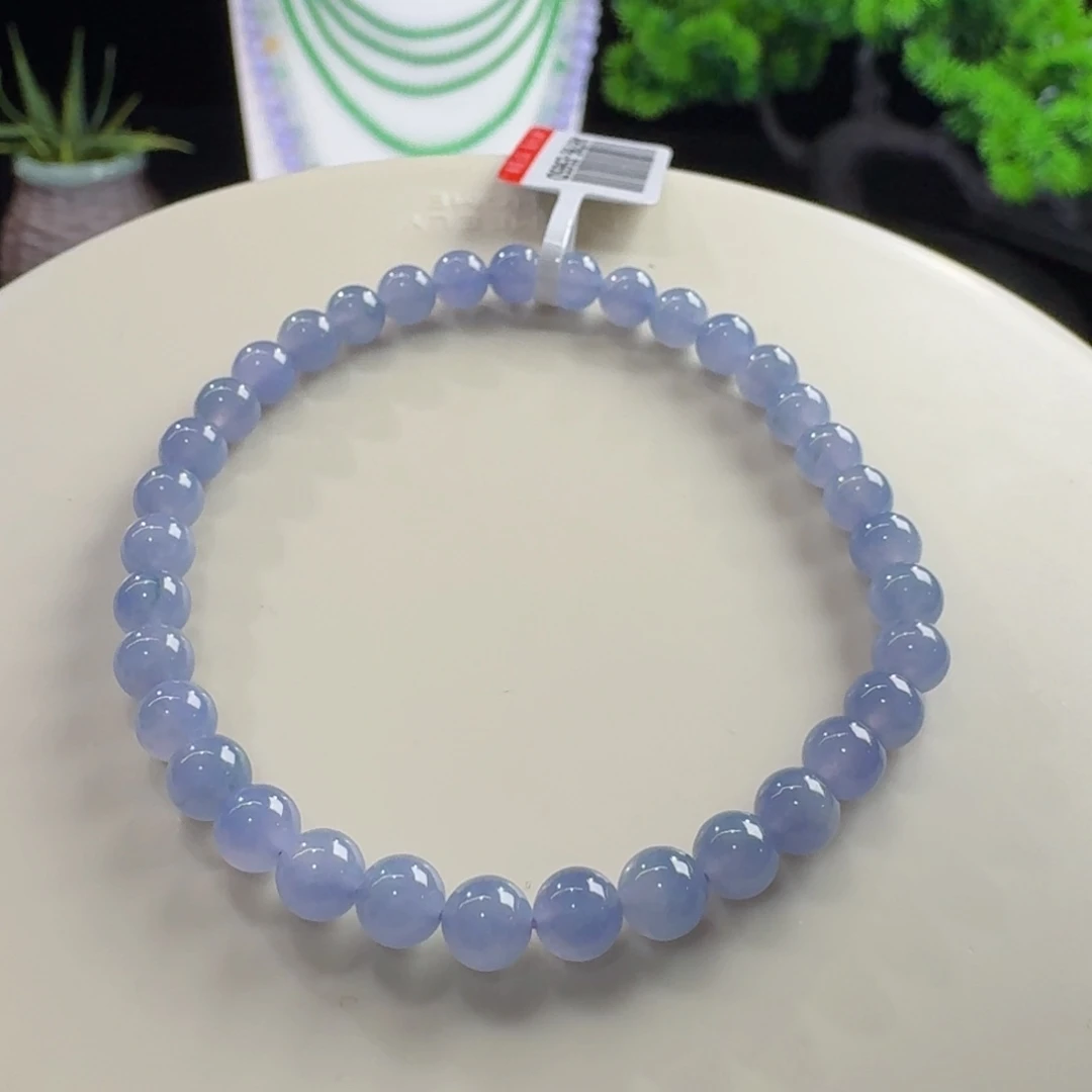 未镶嵌手链翡翠妖紫单圈卡5mm