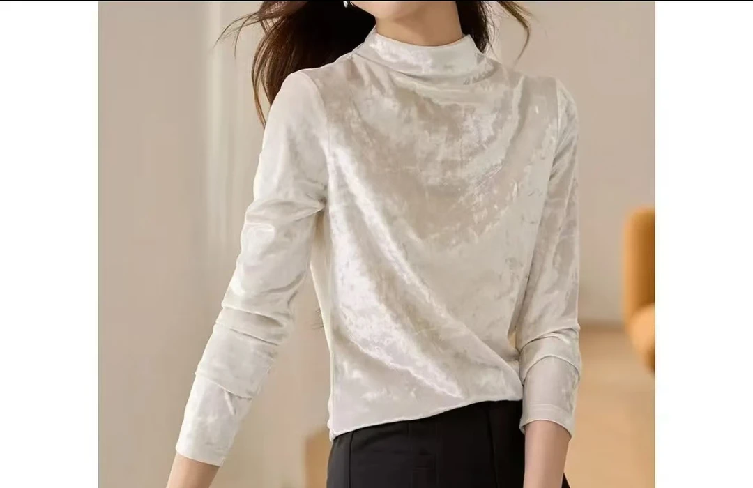 经典白月光 印花打底上衣印染薄款爆款新款时尚