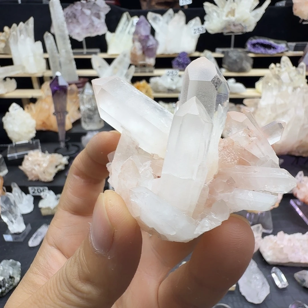 石材天然水晶摆件