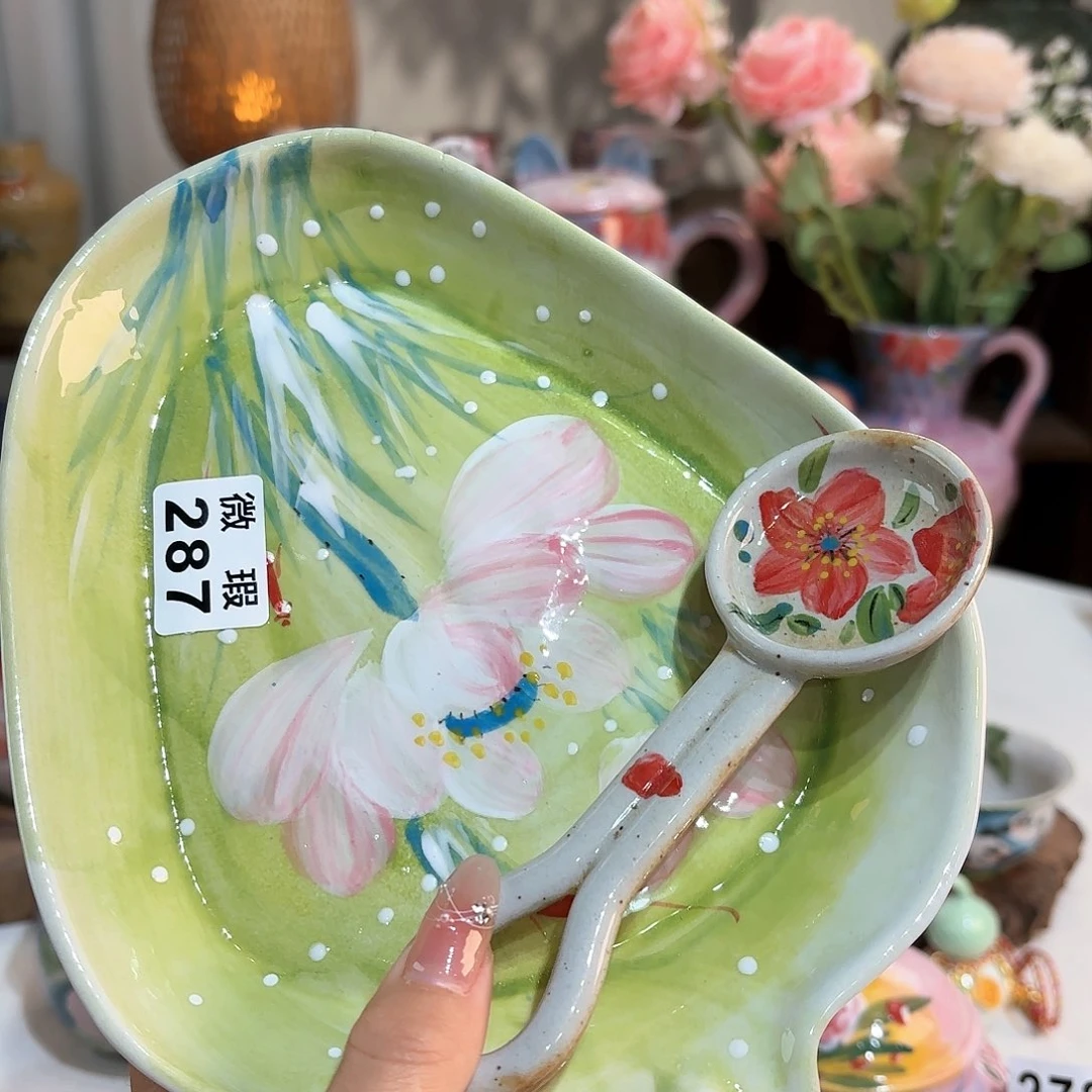 *****景德镇手绘高温釉下彩陶瓷茶具