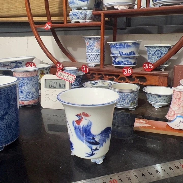 9*1手绘手工陶瓷摆件