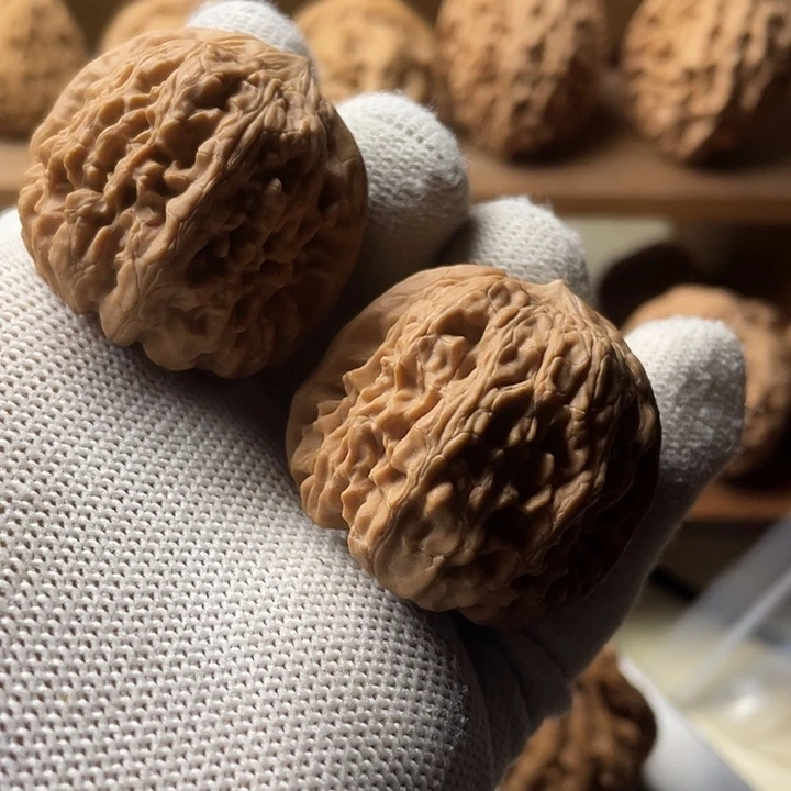 吊坠文玩核桃凹的狮子头37