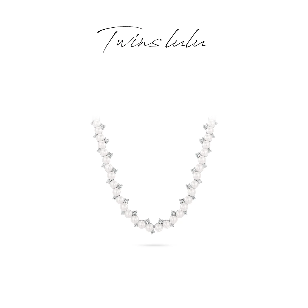TWINS LULU 流光风轻奢时尚简约精致百搭珠珠项链TSJ9908