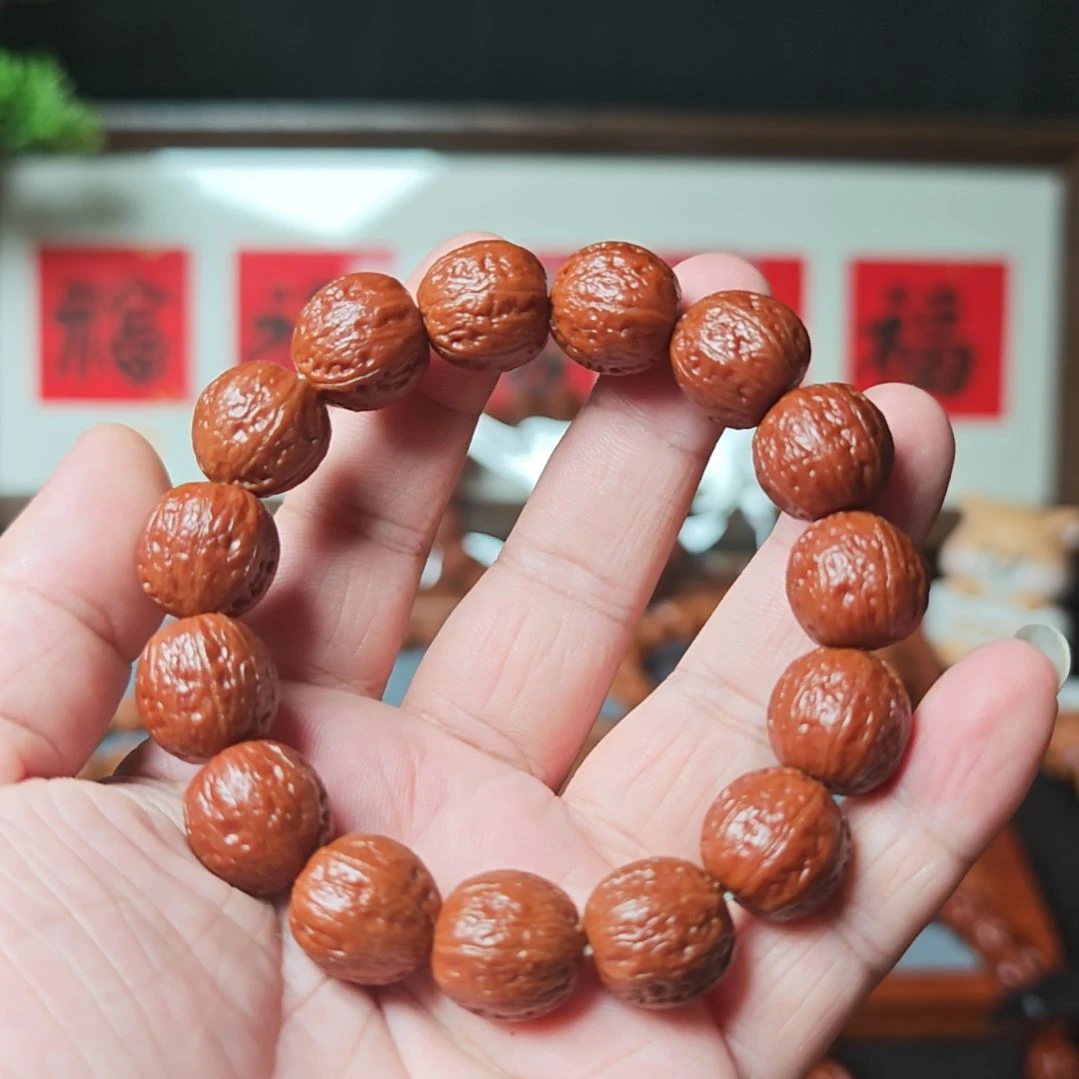 文玩核桃手串光头一道筋手串回血