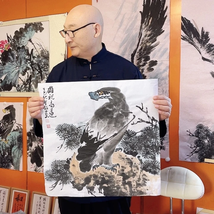 国画张圣敏先生纯手绘作品