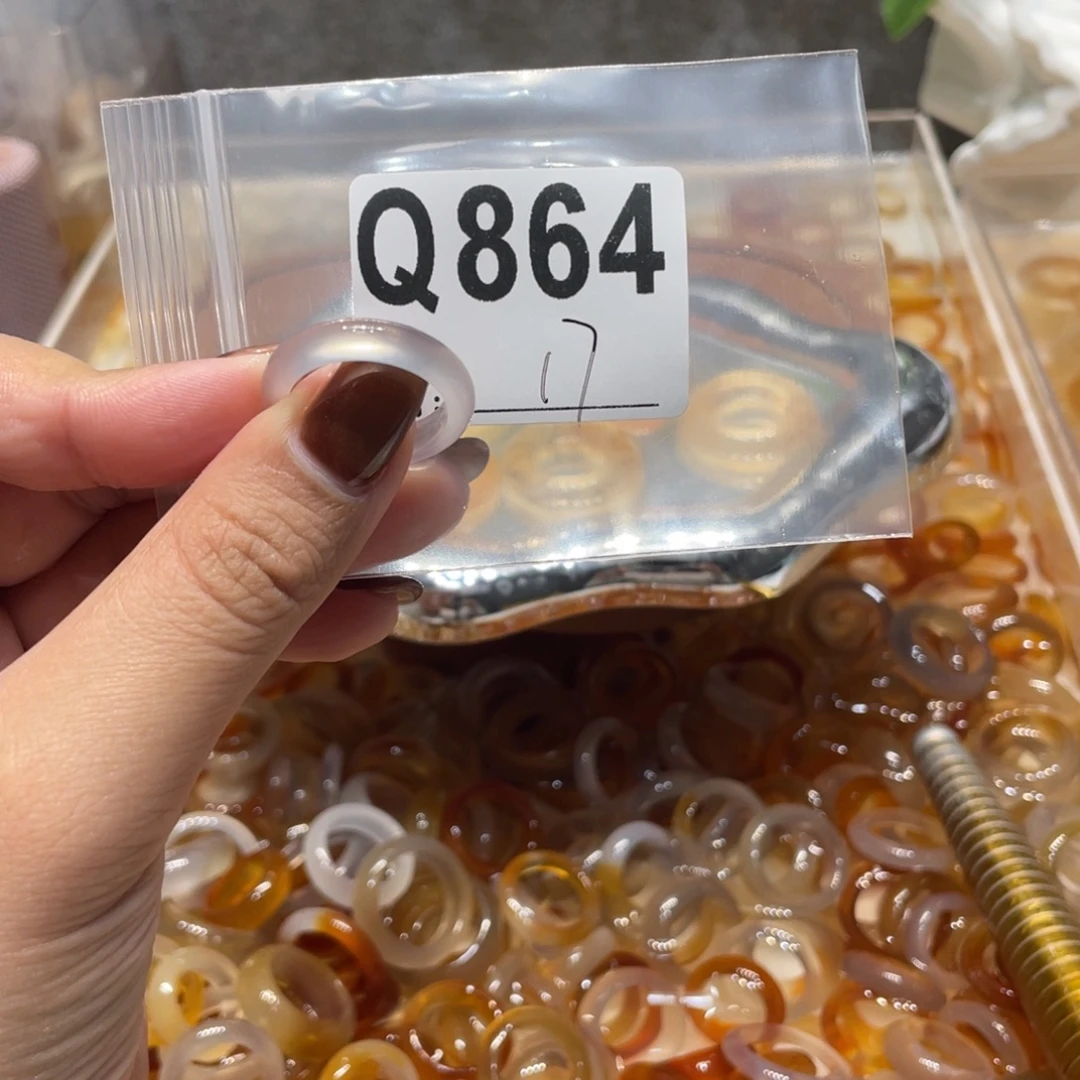 玛瑙/玉髓未镶嵌戒指864