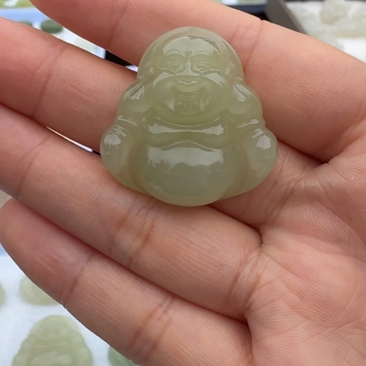 颈饰未镶嵌和田玉30眼睛