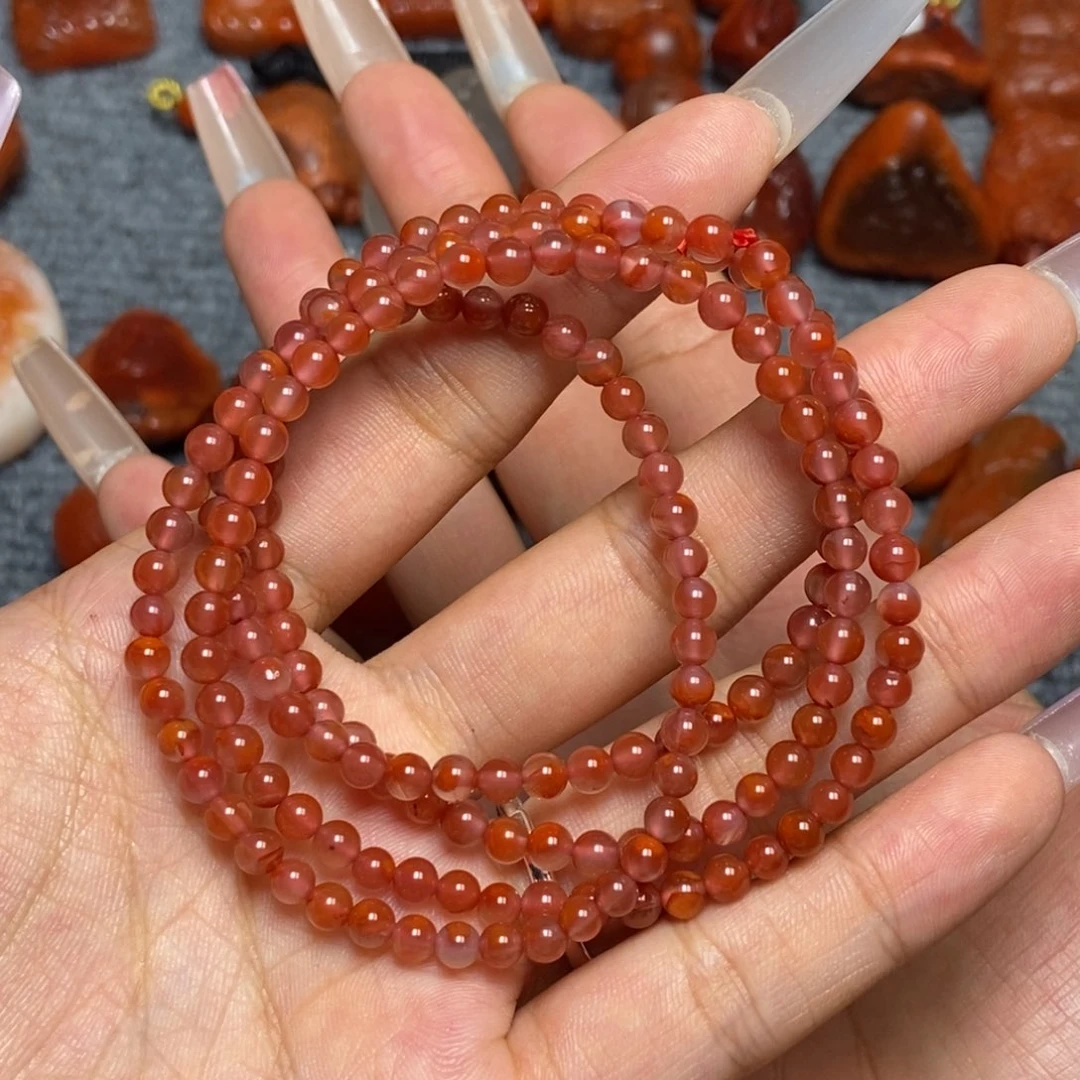 手串未镶嵌南红玛瑙4mm