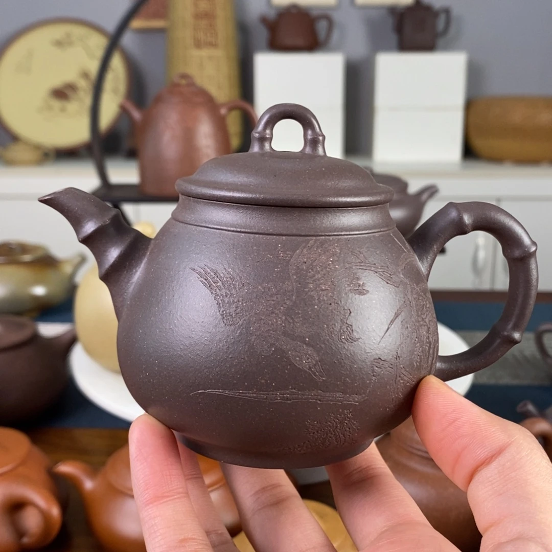 叁***爺紫砂茶壶新粉元旦