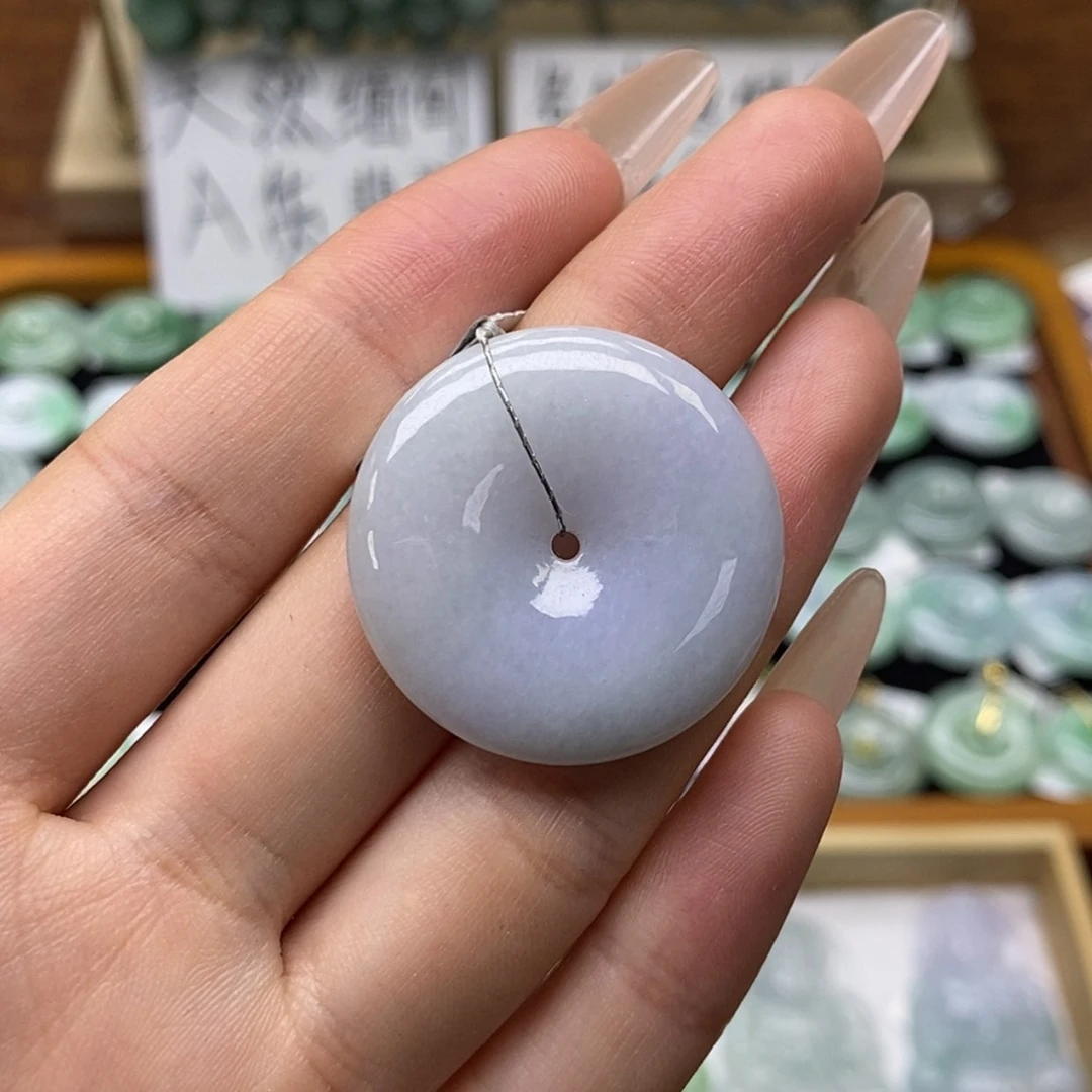 【闪购商品】翡翠颈饰未镶嵌平安扣