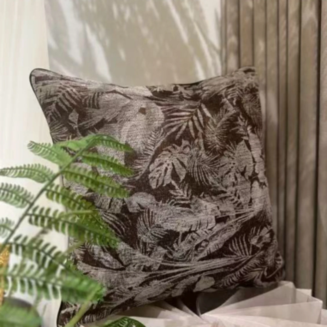 轻奢欧式提花抱枕客厅样板间装饰枕套不含芯43✖️43