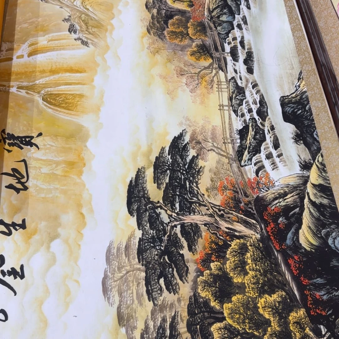 国画QC原创横山水作品！带证书！限购一单