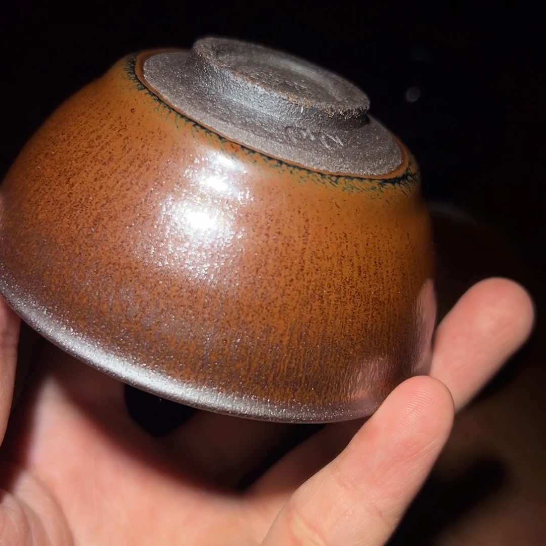 瓷沙*冷六丁龙窑定制可乐杯