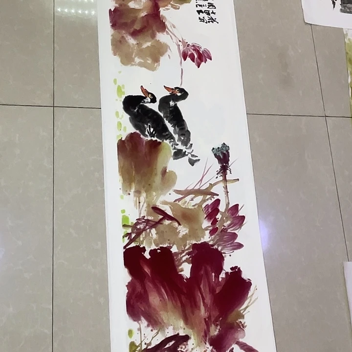 国画张圣敏先生纯手绘作品