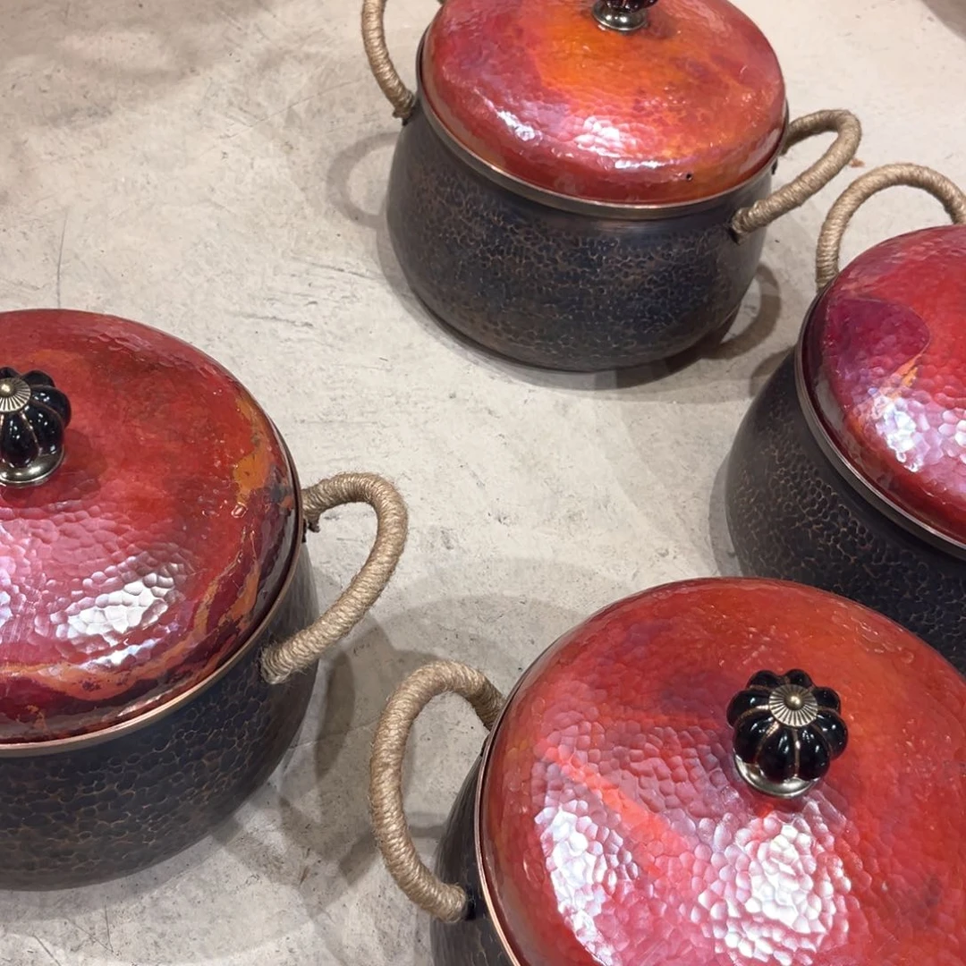 红盖子3升大锅手工锻打工艺