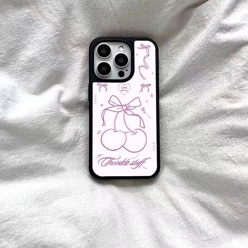 新款韩系适用苹果16pro小米15/14nova13荣耀200华为p70/60B手机壳